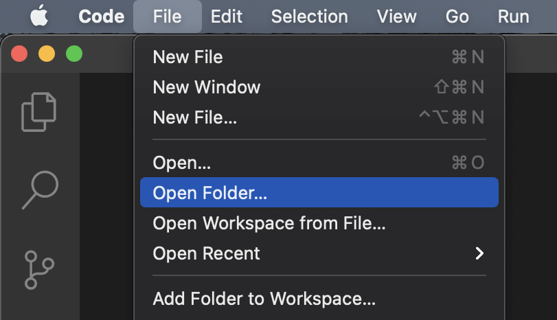 Open Folder...